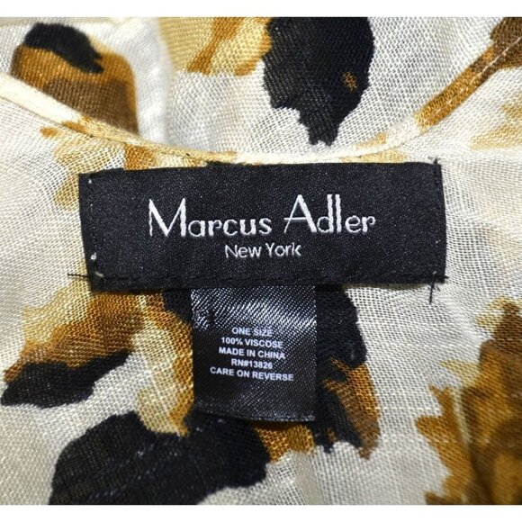 Marcus Adler Long Cheetah Print Boho Kimono Cardigan Cover Up Womens One Size - Picture 11 of 12